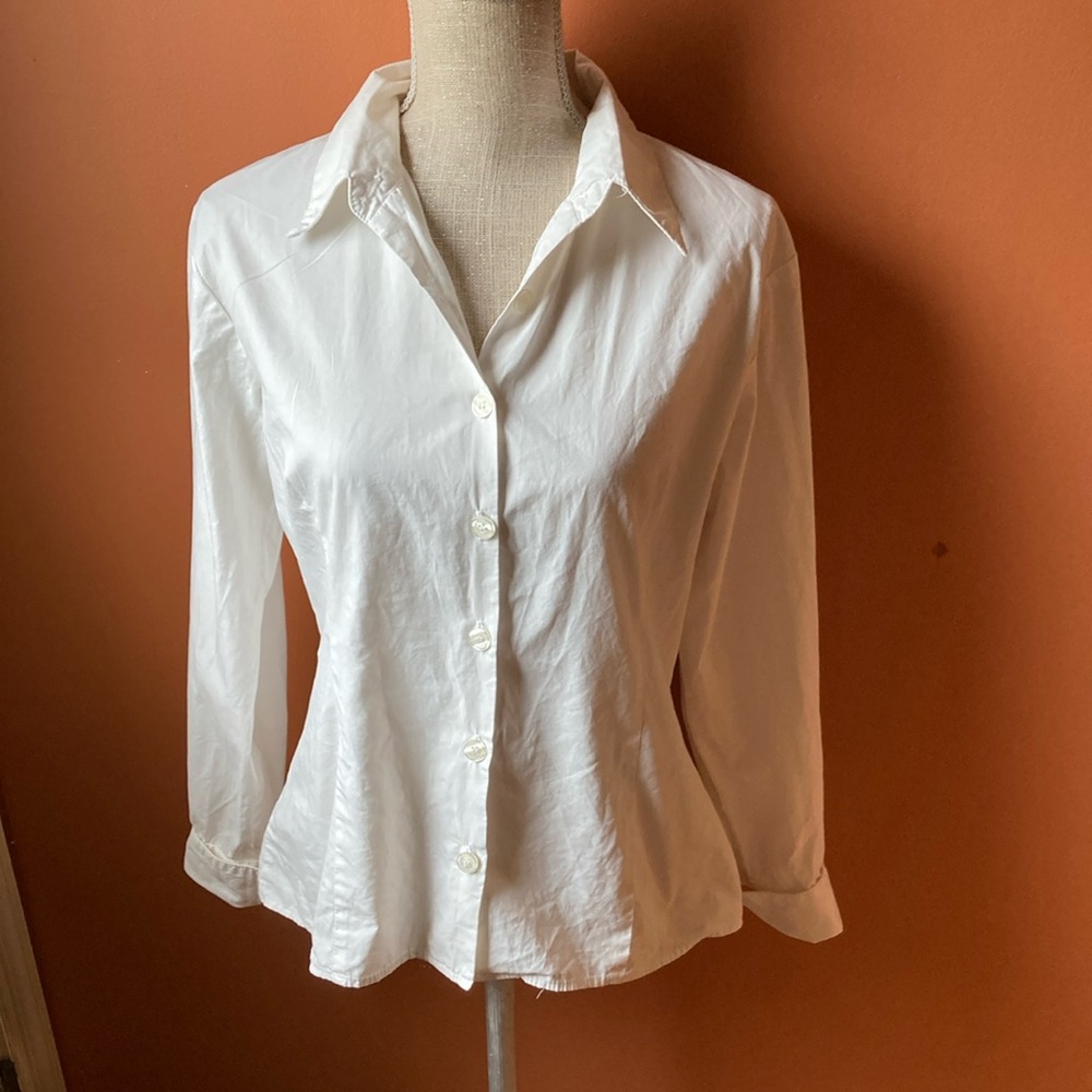 Vintage Star CCC Classic White Button-Diwn Women's  shirt